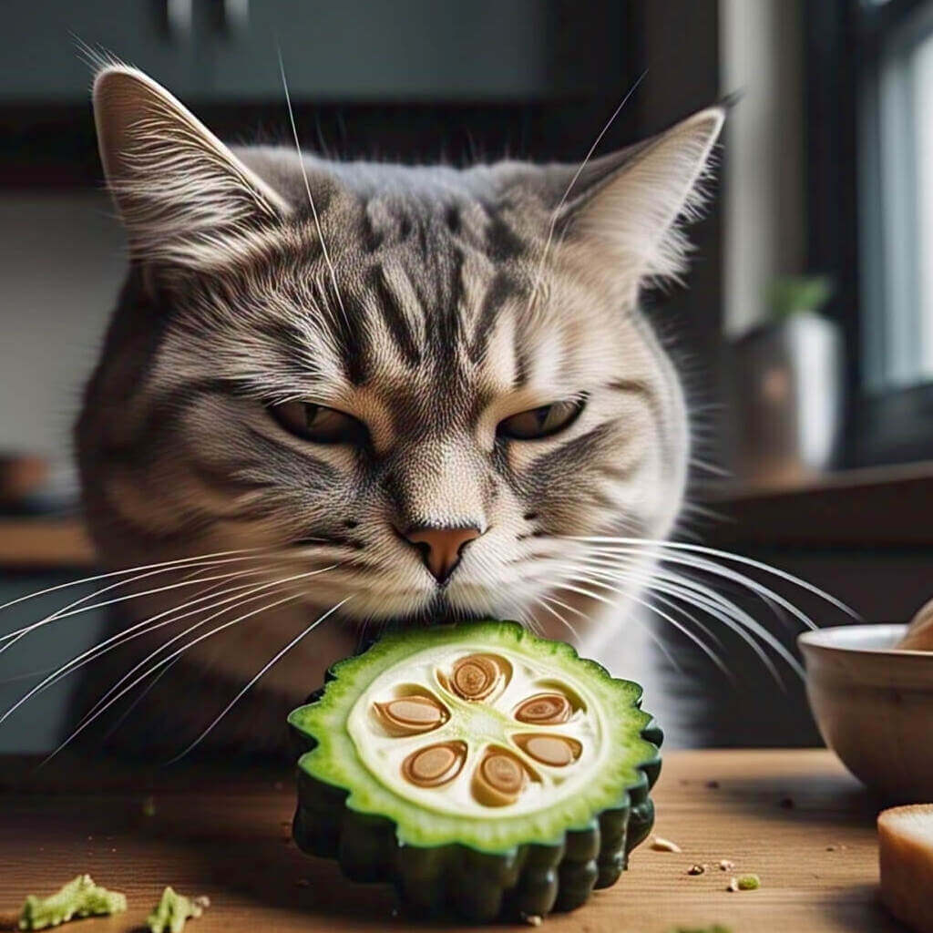 cats eating something more bitter